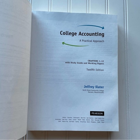 College Accounting Work Book 12th Edition A Practical Approach Chapters 1-12 - Picture 7 of 10